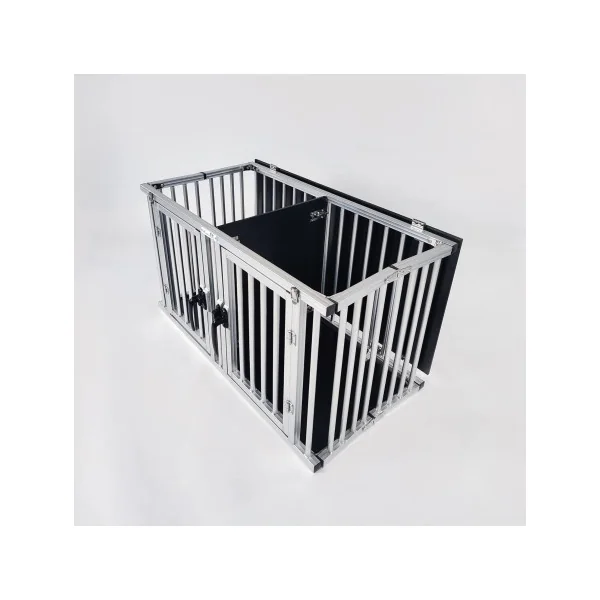 Cage Chien ALU Double Taille 1 Cage Chien Pliable en Aluminium