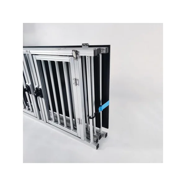 Cage Chien ALU Double Taille 1 Cage Chien Pliable en Aluminium
