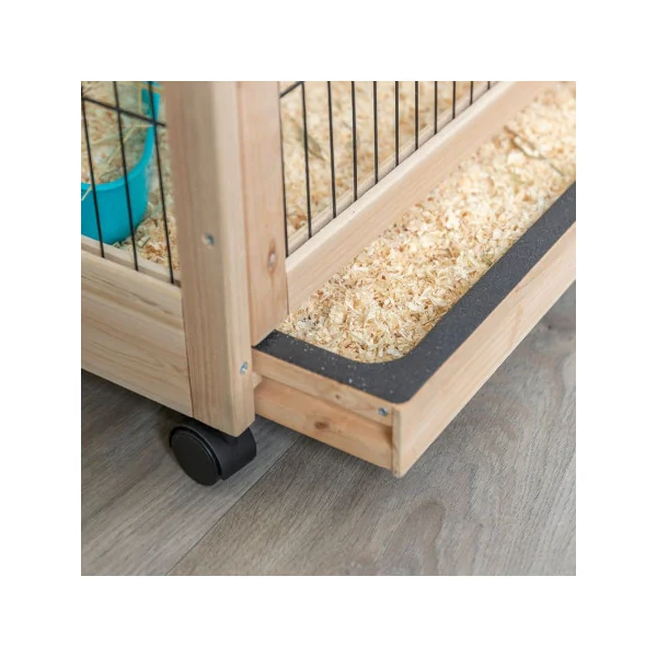 Cage Lapin 150 cm Clapier pour Cochon d’Inde Maille robuste