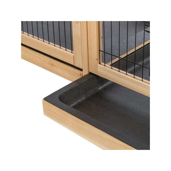 Cage Lapin 150 cm Clapier pour Cochon d’Inde Maille robuste