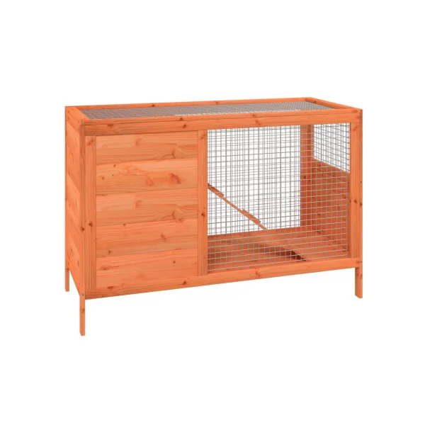 Cage Lapin Pin Massif Cage Cochon d'Inde Clapier Lapin
