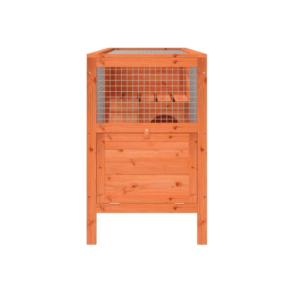 Cage Lapin Pin Massif Cage Cochon d'Inde Clapier Lapin