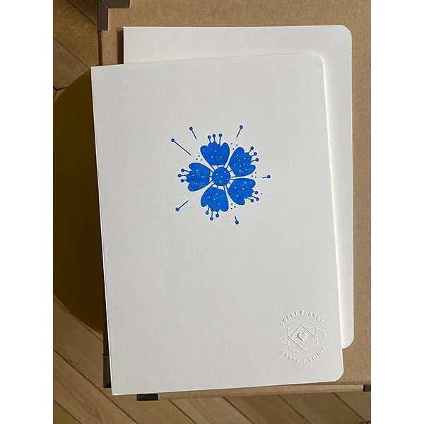 Cahier Soliflore bleu – Anne Rodeno