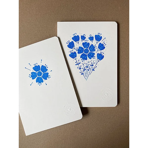 Cahier Soliflore bleu – Anne Rodeno