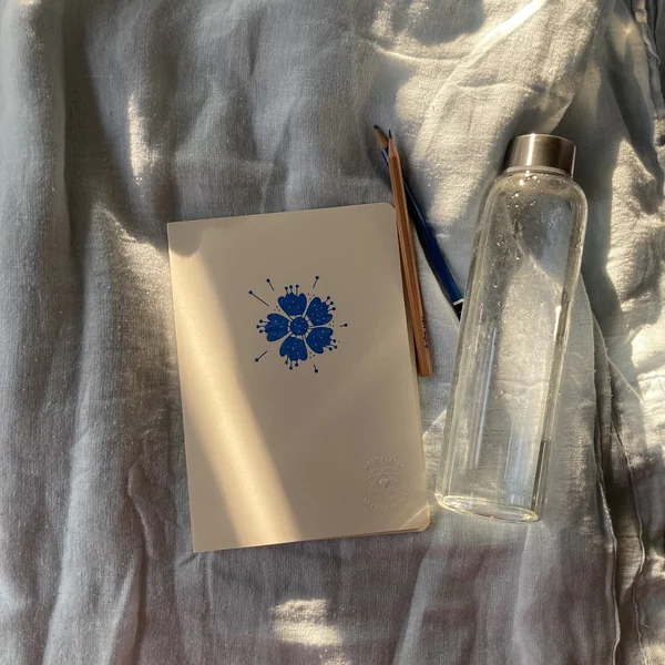 Cahier Soliflore bleu – Anne Rodeno