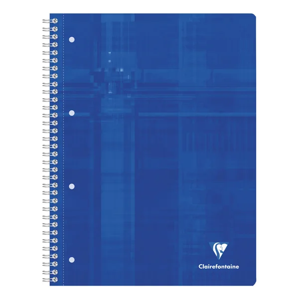 Cahier Studium A4+ -160 pages-Quadrillé 5x5-Reliure intégrale- perforé 4 trous