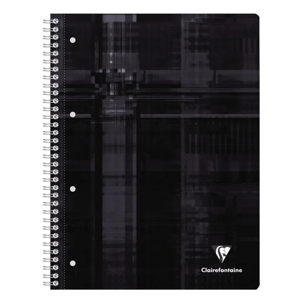 Cahier Studium A4+ -160 pages-Quadrillé 5x5-Reliure intégrale- perforé 4 trous