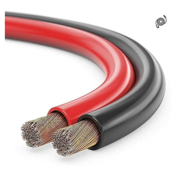 CAHP-1/5-100M-RN Câble haut-parleur bobine 100 m 2 x 1.5 mm²