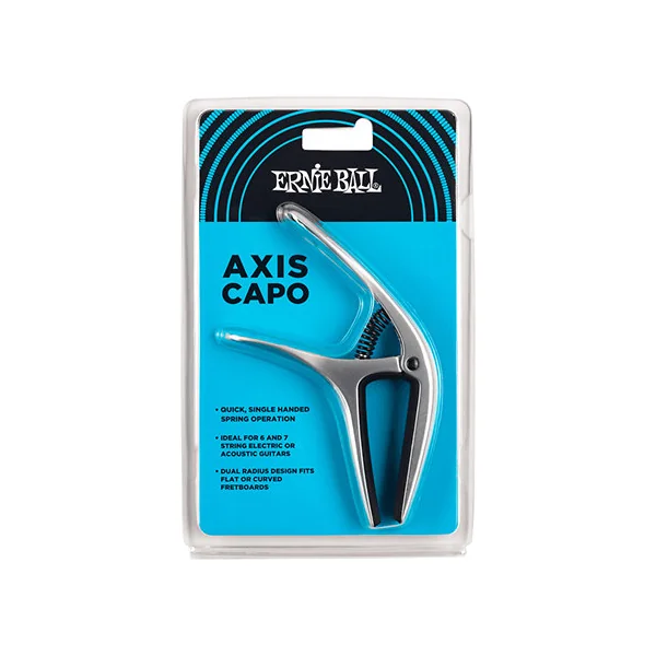 Capodastre Ernie Ball Axis 9601 Silver pour Guitare