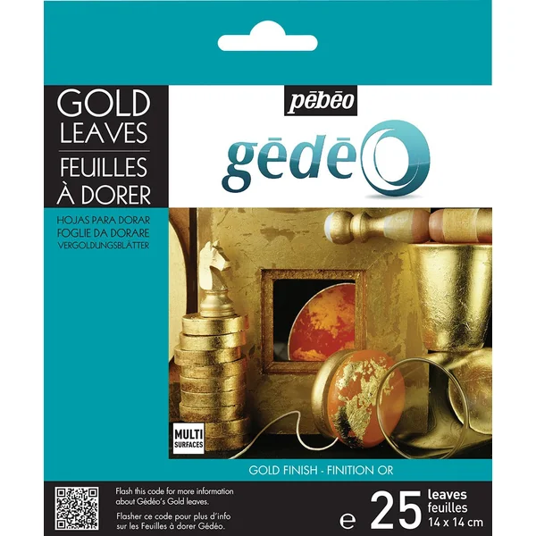Carnet de 25 feuilles Or