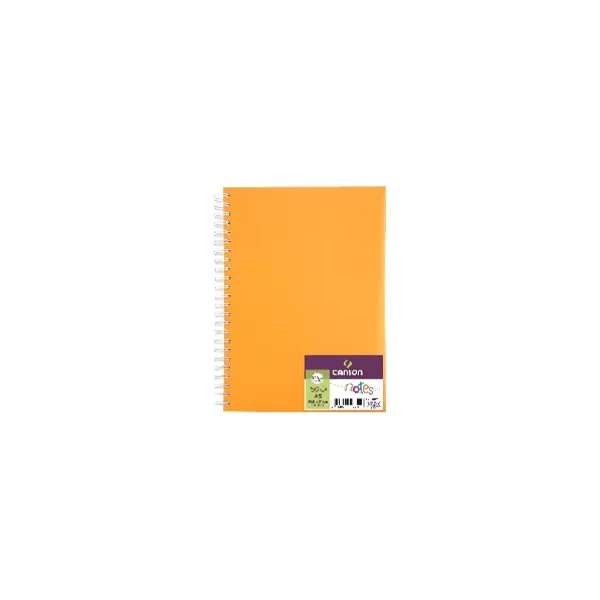 Carnet de notes 50 feuilles A5 120g/m², couv. polypro 5 coloris