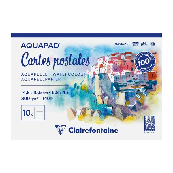 Carnet de voyage Aquapad Carte Postale 300g/m²