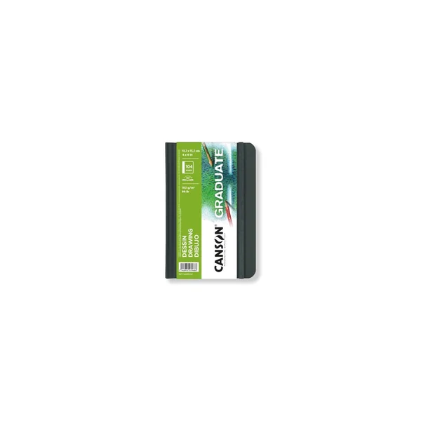 Carnet graduate Dessin-52 feuilles-160gr- cousu grand côté format portrait-3 formats