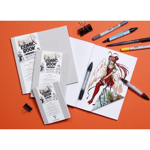 Carnet papier comic book 32 feuilles