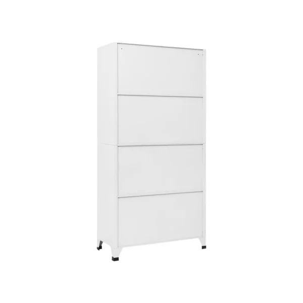 Casier en Métal Vestiaire Professionnel Armoire en Acier x9 cases Gris