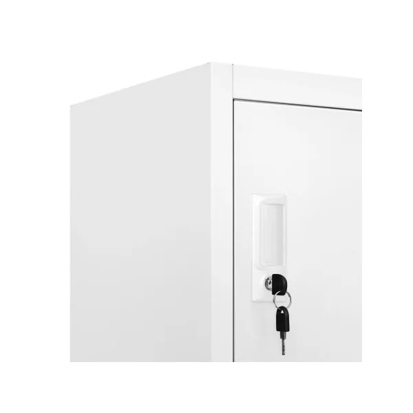 Casier en Métal Vestiaire Professionnel Armoire en Acier x9 cases Gris