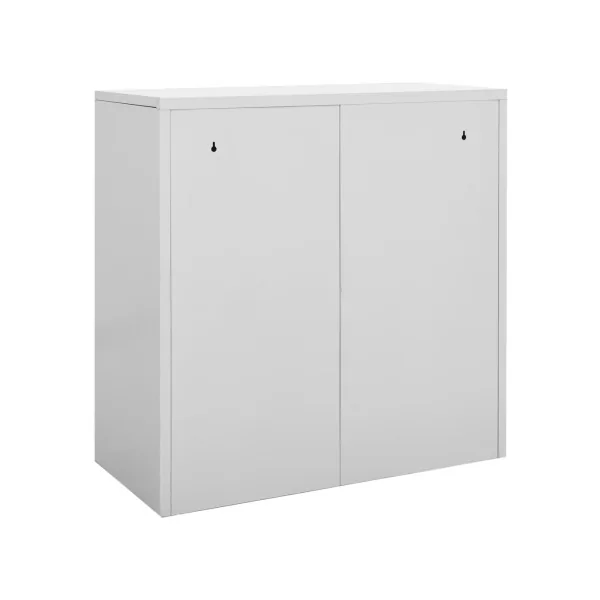 Casier Vestiaire Gris Clair Armoire en Acier 6 Compartiments Armoire Métallique