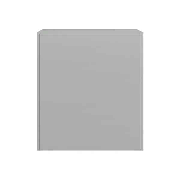 Casier Vestiaire Métallique Gris Armoire en Acier 6 Compartiments Armoire Métallique
