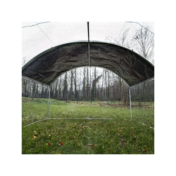 Chatière Dôme Enclos Parc Chat Arrondi 6x3x2m 18m² Enclos Grillagé
