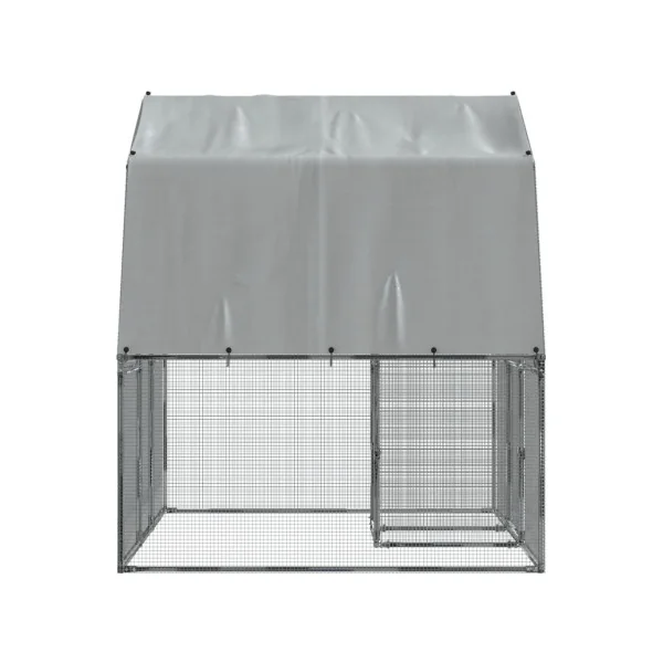 Chatière Enclos Parc 2,85x1,85x2,30m Chatière Grillagé avec SAS Enclos Grillagé Chat