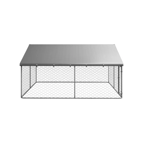 Chenil 9m² Hauteur 1,50m Enclos chien Grillagé Parc chien Extérieur