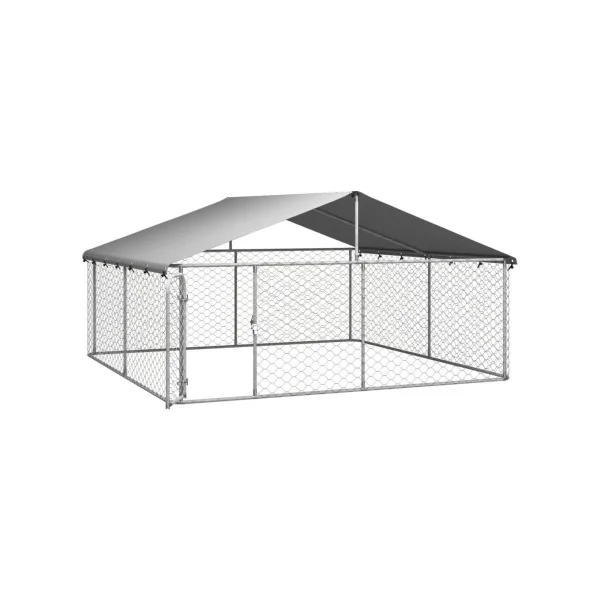 Chenil 9m² Hauteur 1,50m Enclos chien Grillagé Parc chien Extérieur