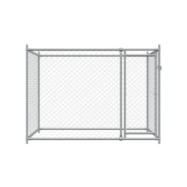Chenil Grillagé 2x2x1,50m Enclos Extérieur Galvanisé pour Chien