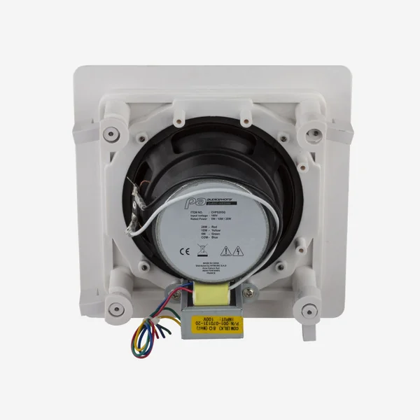 CHP520SQ Plafonnier 2 voies 20-10 Watts 100 V