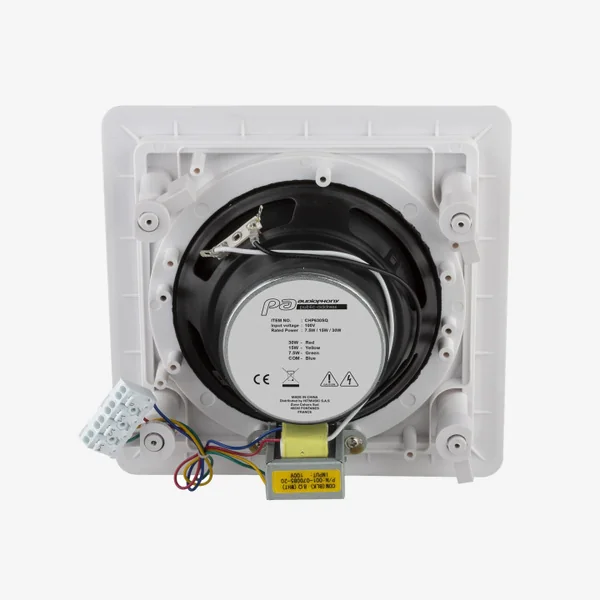 CHP630SQ Plafonnier 2 voies 30-15 Watts 100 V