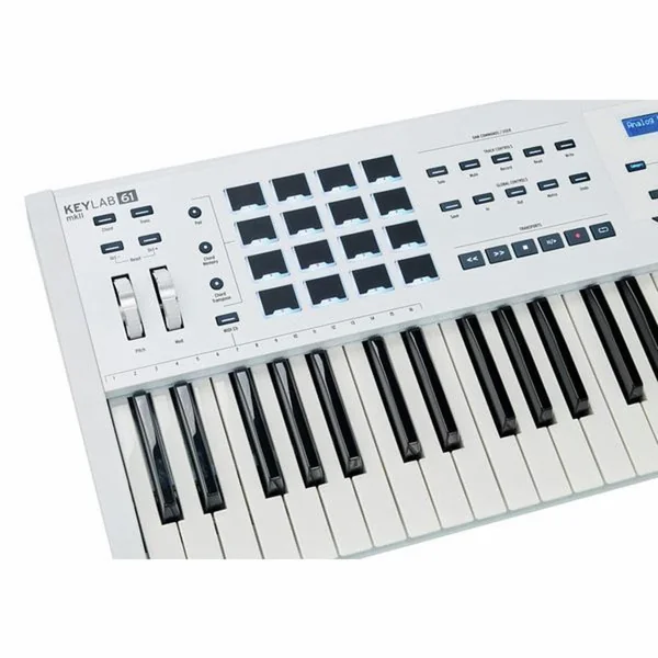Clavier maître ARTURIA KEYLAB 61 MKII WH
