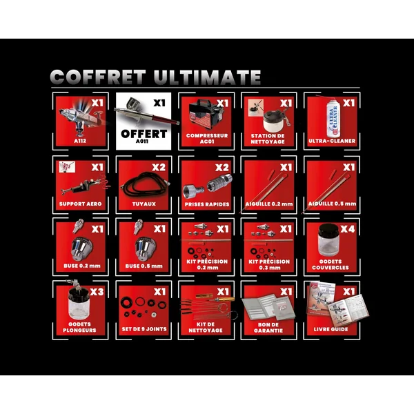 Coffret aérographie Ultimate - AX20