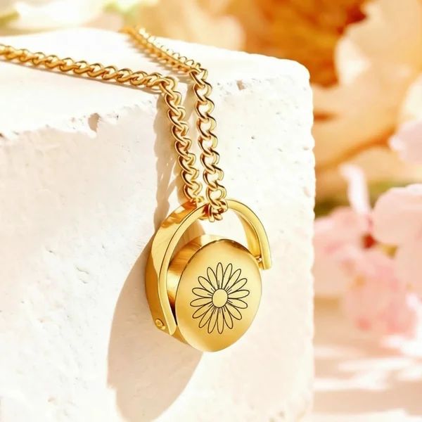 Collier rotatif en acier inoxydable (3 pcs)
