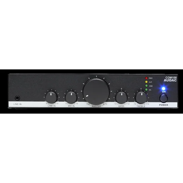 COM108 Amplificateur mélangeur 80 Watts 100 V - AUDAC