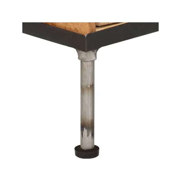 Commode 5 Tiroirs Manguier Massif Coffre à Tiroirs Armoire à Tiroirs