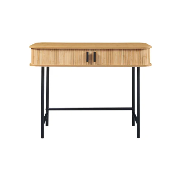 Console en Bambou Placard Coulissant Table de Travail en Bambou Console d'Entrée en Bambou