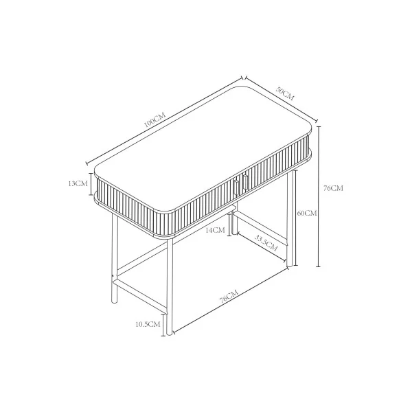 Console en Bambou Placard Coulissant Table de Travail en Bambou Console d'Entrée en Bambou
