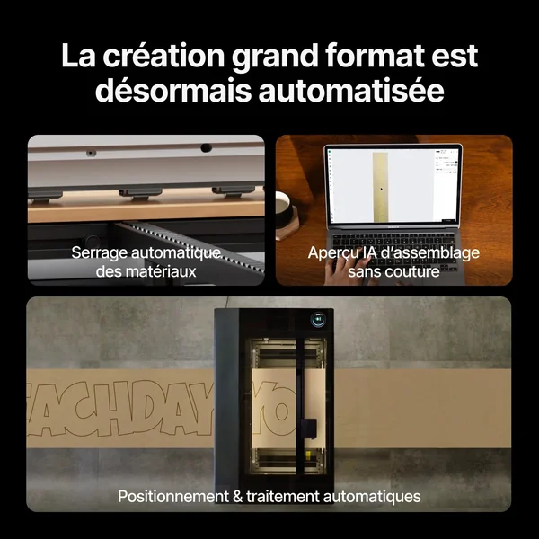 Convoyeur d’alimentation intelligent pour xTool P3