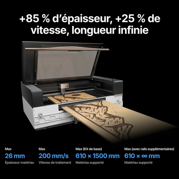 Convoyeur d’alimentation intelligent pour xTool P3