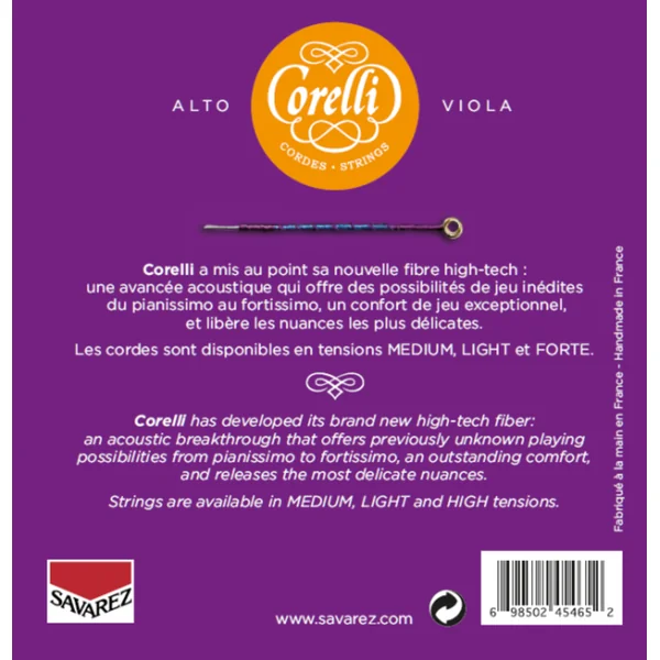 Corelli Strings For Viola Cantiga - Forte (930F)