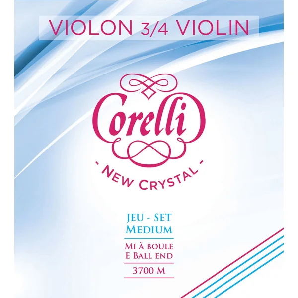 Corelli Violin strings New Crystal - 3/4 Set (3700M)