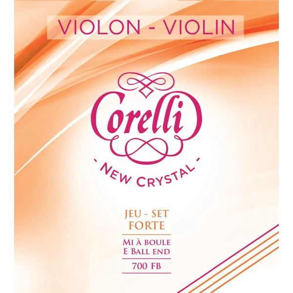Corelli Violin strings New Crystal - Forte (700FB)