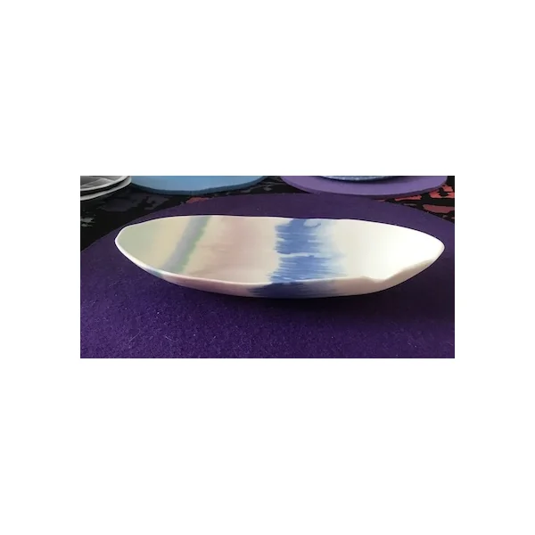 Coupe en porcelaine – Murmure d’eau – Yuko Kuramatsu