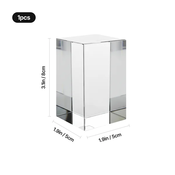 Cristal rectangulaire K9 (1 pc)