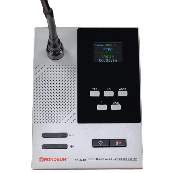 CS-041C Pupitre microphone Président pour système CS-240