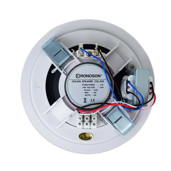 CSL 623 Haut-parleur plafond 6-3 Watts 100 V