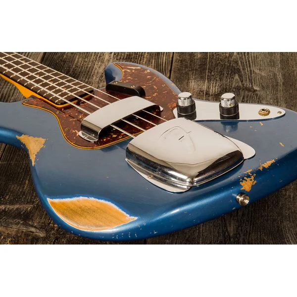 Custom Shop 1961 Jazz Bass #CZ556667 - heavy relic lake placid blue
