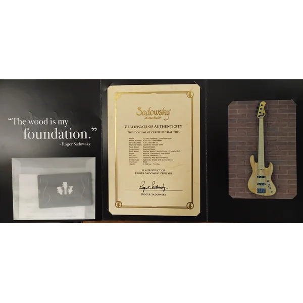 Custom Shop Standard J/J Bass #SCSC000188-23 - natural