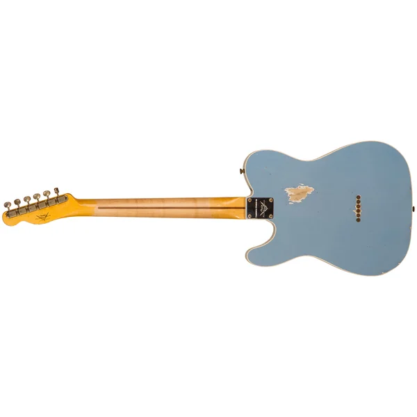 Custom Shop Tomatillo Telecaster Custom #R110879 - relic lake placid blue