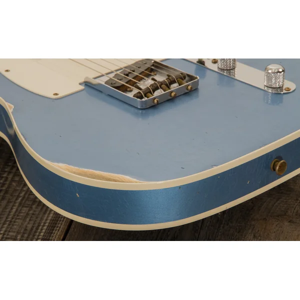 Custom Shop Tomatillo Telecaster Custom #R110879 - relic lake placid blue