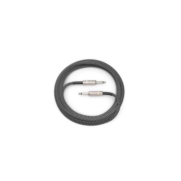 Câble instrument tressé D'Addario Custom, gris, 3 m